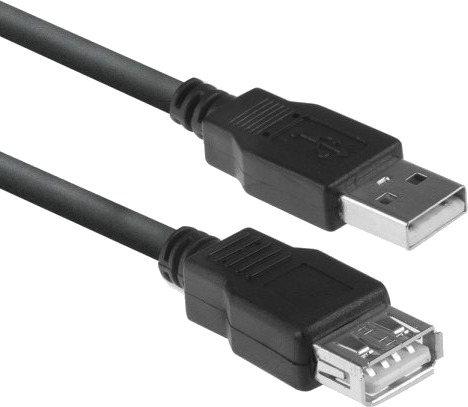 Act Ac3043 Usb-Kabel 3 M Usb 2.0 Usb A Sort