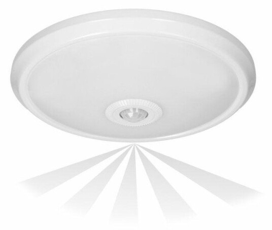 Adviti Zonda Loftlampe med Bevægelsessensor 12W Neutral Hvid 800lm IP20