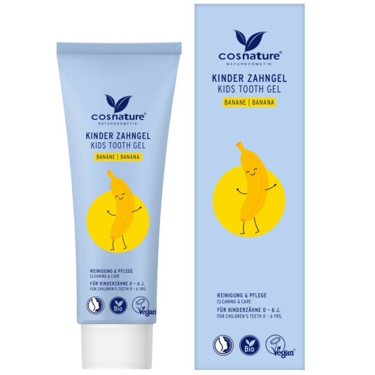 Økologisk Børnetandpasta Gel COSNATURE Kids Banana 75 ml Økologisk Børnetandpasta Gel COSNATURE Kids Banana 75 ml