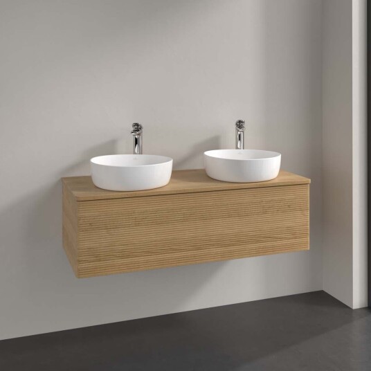 Villeroy & Boch Antao Servantskap med 1 skuff 120x50x36 cm u/lys Eik Villeroy & Boch Antao Servantskap med 1 skuff 120x50x36 cm u/lys Eik