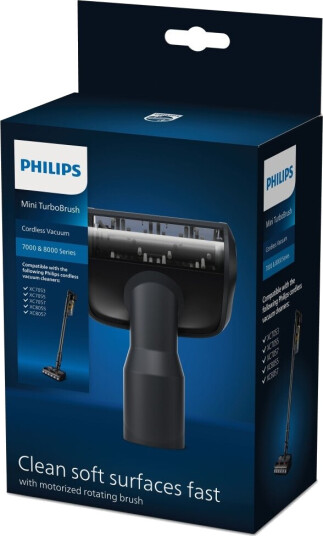 Philips Cordless Vc 7000 & 8000 Series Xv1684/01 Mini-Turbobørste Støvsuger Med Stang Børste Sort Philips Cordless Vc 7000 & 8000 Series 1 Stykker Philips Cordless Vc 7000 & 8000 Series Xv1684/01 Mini-Turbobørste Støvsuger Med Stang Børste Sort Philips Cordless Vc 7000 & 8000 Series 1 Stykker