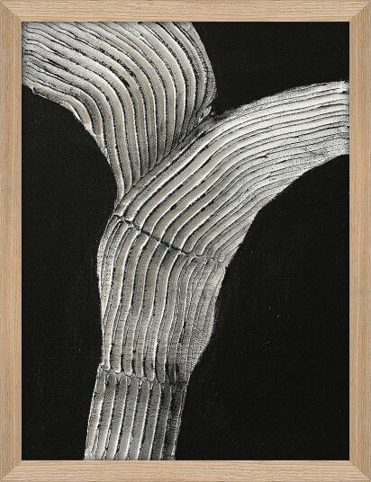 MalerifabrikkenRaw Shape 2 / 30x40 Cm / Eik rammeSvartBilder & skilt