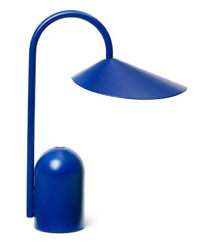 Ferm Living Arum Portable Bordlampe Bright Blue Ferm Living Arum Portable Bordlampe Bright Blue
