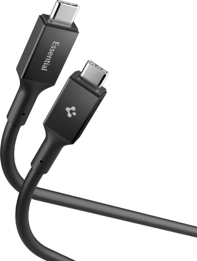 Spigen Essential USB C to USB C 100W Black ACA09460 Spigen Essential USB C to USB C 100W Black ACA09460