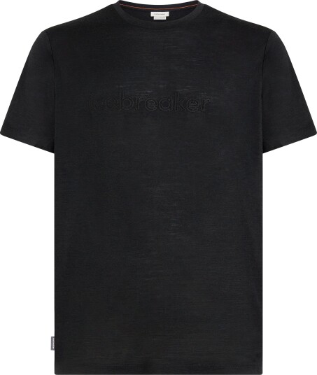 Icebreaker Men"s Merino 150 Tech Lite Tee Ib Stitchline Black XXL