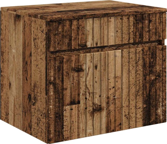 Vegghengt Badskap Gammelt tre 59 x 44,5 x 50 cm Konstruert tre Vegghengt Badskap Gammelt tre 59 x 44,5 x 50 cm Konstruert tre