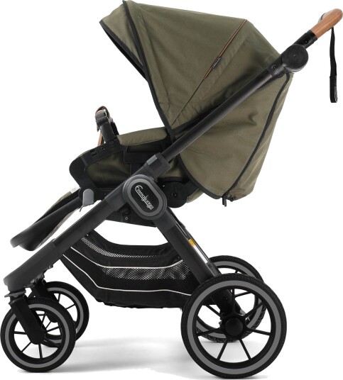 Emmaljunga NXT90F Offroad m/ Sittedel FLAT Outdoor Olive