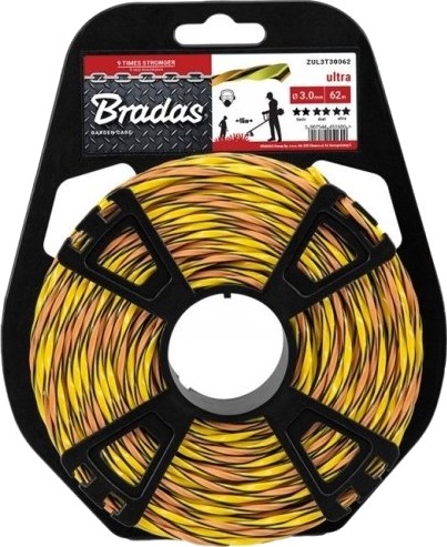Bradas Zylka Klippetråd Ultra L3 Twist 2,4 Mm X 96 M Spole Bradas Zylka Klippetråd Ultra L3 Twist 2,4 Mm X 96 M Spole