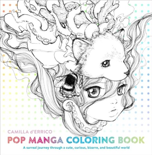 Pop Manga Coloring Book Av C D'Errico