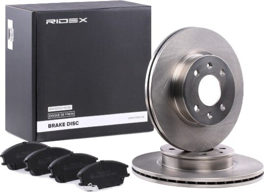 Bremseskiver og -klosser RIDEX 3405B0101