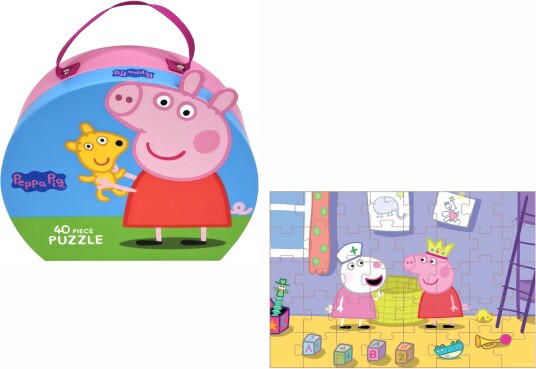 Barbo Toys Peppa Pig - Puzzle Suitcase - Peppa Teddy Barbo Toys Peppa Pig - Puzzle Suitcase - Peppa Teddy