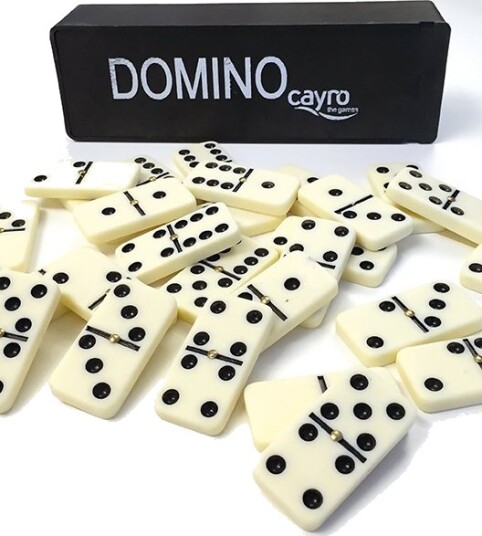 Klassisk Domino Spill med 28 Brikker for Barn 5+ Damm Egmont