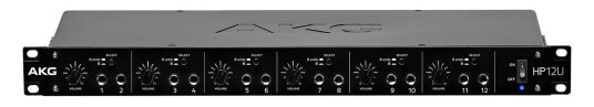 AKG Hp12u Hodetelefonforsterker 12 Kanaler AKG Hp12u Hodetelefonforsterker 12 Kanaler