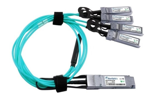 Blueoptics Q9s69a-Bo 5 M Qsfp 4Xsfp+ Hankjønn/Hankjønn