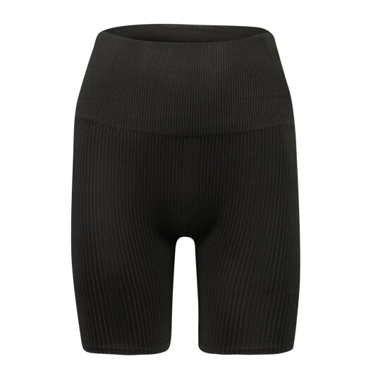 Björn Borg Stuido Seamless Rib Shorts, treningsshorts, dame Black Beauty Björn Borg Stuido Seamless Rib Shorts, treningsshorts, dame Black Beauty