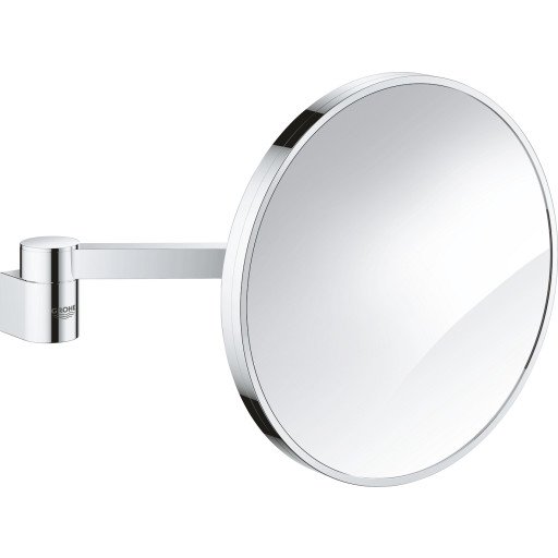 Grohe SELECTION kosmetikkspeil 224 mm svingarm 7x forstørrelse glass/rot Grohe SELECTION kosmetikkspeil 224 mm svingarm 7x forstørrelse glass/rot
