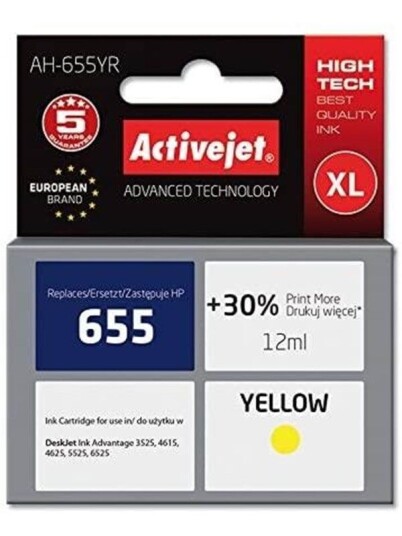 ActiveJet AH-655YR Premium version - Blekkpatron Yellow