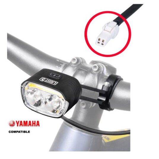 Elsykkellykt Light5 EB2000   2000 lm / Yamaha Kun lykt male