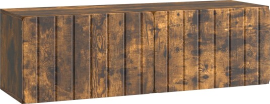  Vegghengt TV skap Røkt Eik 98 x 31 x 30 cm Konstruert tre
