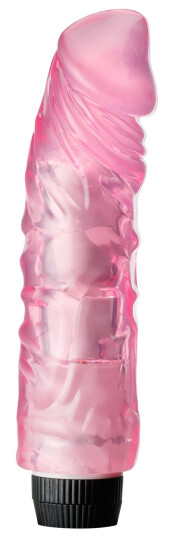 baseks Realistisk Multispeed Dildovibrator XL      - Lyserosa