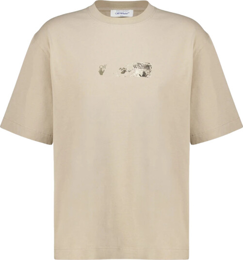 Off White Herre Topper Beige M,