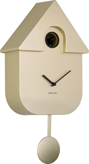 Karlsson Cuckoo Metallic Veggklokke KA5867GD   Unisex Kvarts urverk