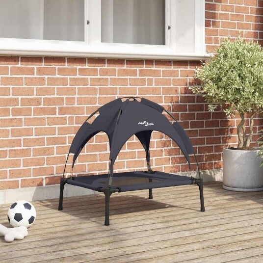 Vidaxl Hundeseng Svart 62 X 48 X 61 cm Stål