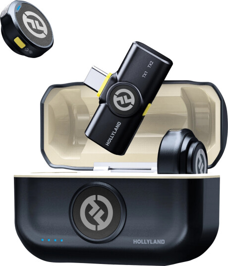 Hollyland Lark M2 Duo Trådløs Lavaliermikrofon USB-C - Svart
