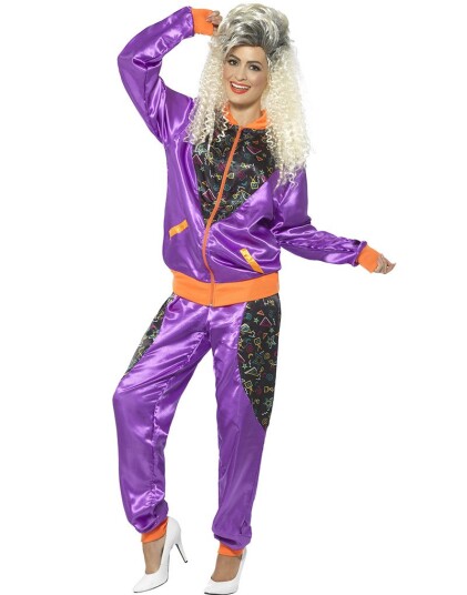 Smiffys 80 talls Lilla Grilldress Kostyme Strl M