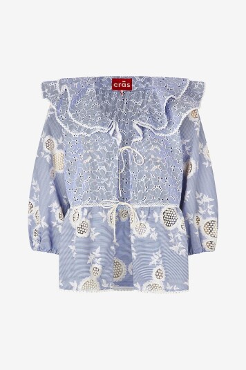 Cras - Bluse Sansacras Shirt - Blå