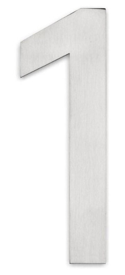 Habo 30741 Rustfri Hussiffer 1 - Moderne Informasjonsskilt