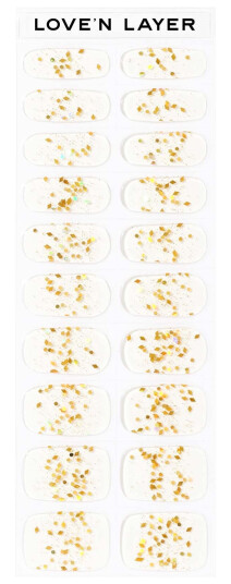 Love'n Layer Love Note Funky Sparkle Gold