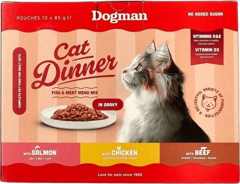 Dogman Cat Dinner I Saus 12X85 G