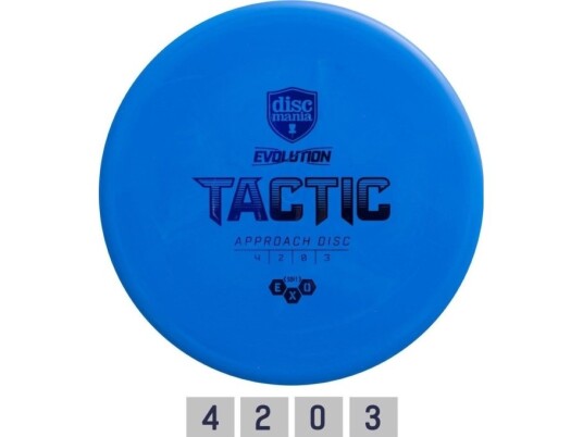 Discmania Discgolf Discmania Midrange Driver Soft Exo Tactic Evolution Light Blue 4/2/0/3