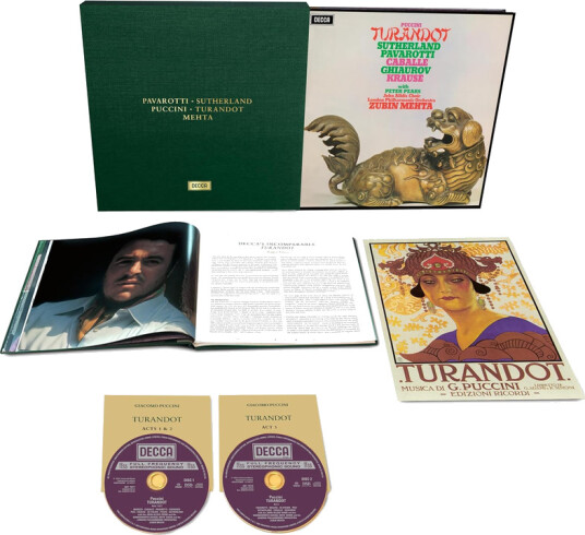 Sutherland, Montserrat Caballé, Luciano Pavarotti Puccini: Turnadot CD