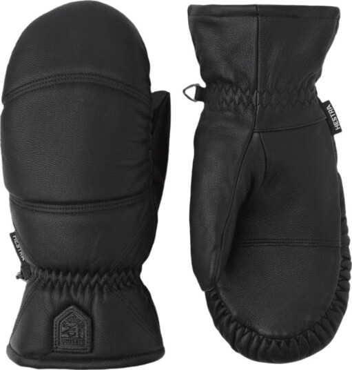 Hestra Leather Box Mitt Black 5 Hestra Leather Box Mitt Black 5