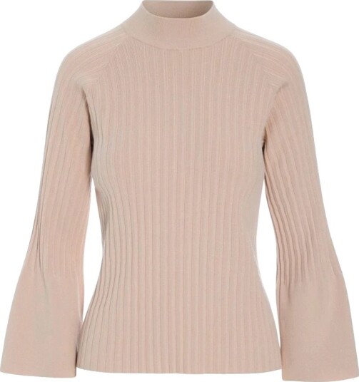 Bitte Kai Rand Dame Strikkevarer Beige XS,