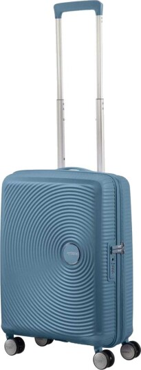 American Tourister Soundbox ekspanderende kabinkoffert 55 cm Stone Blue