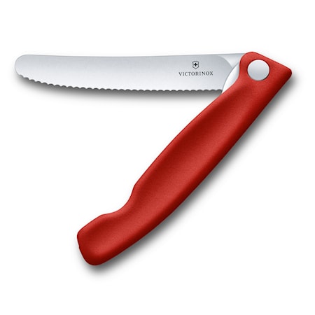 Swiss Classic Foldable Paring Knife, wavy edge, 11