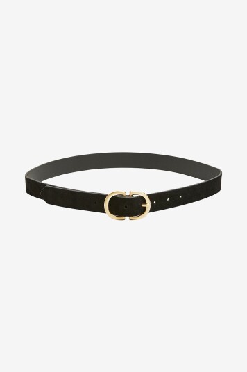 Pieces Belte pcJuva Suede Jeans Belt Svart Pieces Belte pcJuva Suede Jeans Belt Svart