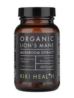 Kiki Health Organic Lions Mane Extract 400mg 60 kapsler