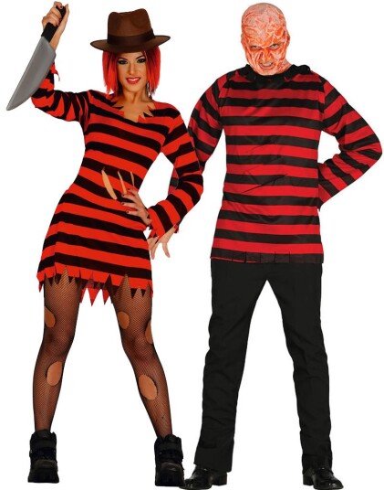 Fiestas Guirca Parkostyme Freddy Krueger Inspirerte