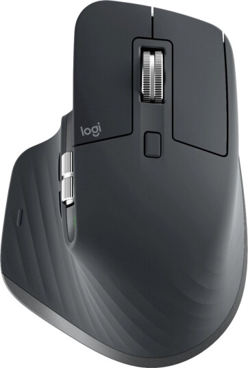 Logitech MX Master 3S Trådløs Mus med 8K DPI - Ergonomisk - Grafitt
