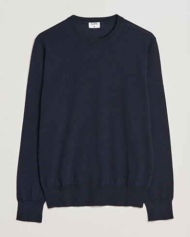 Filippa K Merino Round Neck Sweater Navy
