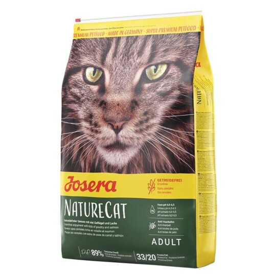 Josera Nature Cat 10 kg Tørrfôr med Fisk for Generelle Helsefordeler Josera Nature Cat 10 kg Tørrfôr med Fisk for Generelle Helsefordeler