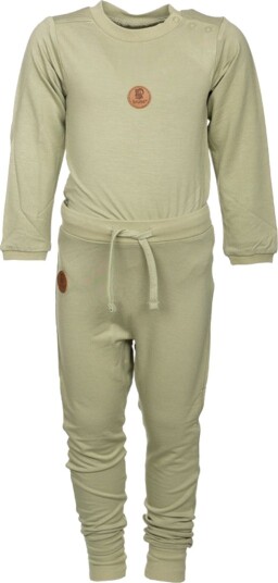 Bruse Bambus Body & bukse baby Gloppen Tea (80/12 mnd)