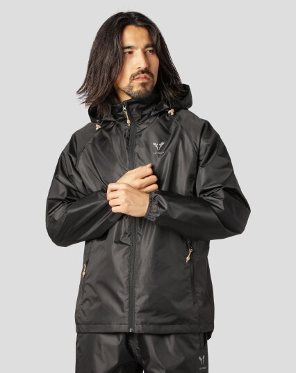 Fat Moose Casey Tech Rain Jacket Svart