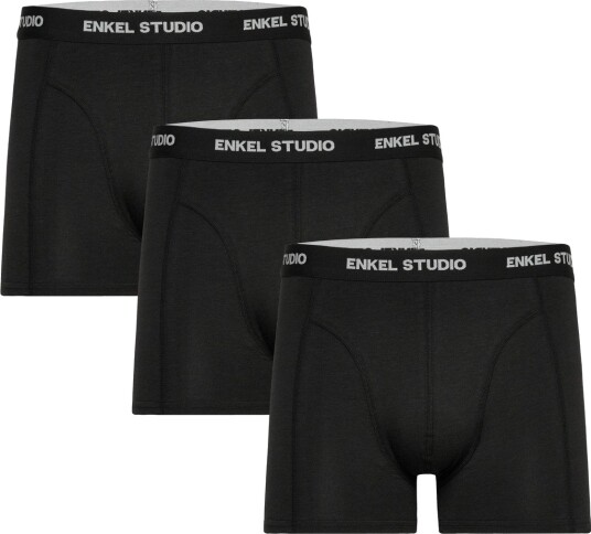 Enkel Studio Boxer Bambus 3Pack Eskarlo Black L Enkel Studio Boxer Bambus 3Pack Eskarlo Black L