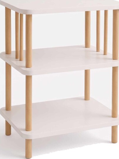 Sidebord Hanah Home Pika Tray (40 x 75 x 30 cm) Hvit - Hvit