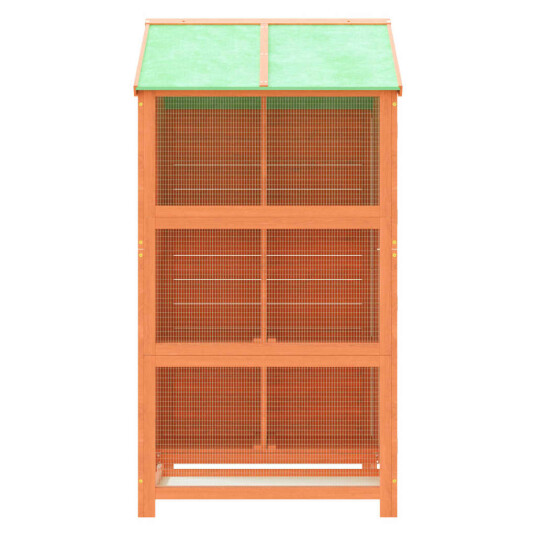 Fuglehus Brun 97X81X152 cm Heltre Furu Fuglehus Brun 97X81X152 cm Heltre Furu